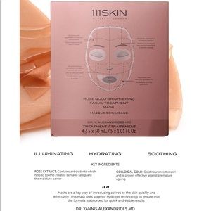 111skin rose gold brightening facial masks (5)
